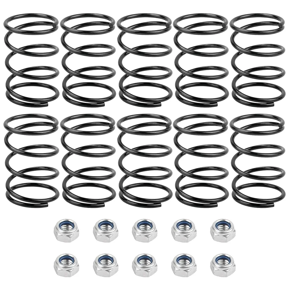 Lawn Care Tools Replacement Springs 10 Pack Springs Easy Installation 10 Pack Nuts Flexible Design For ST1500SF