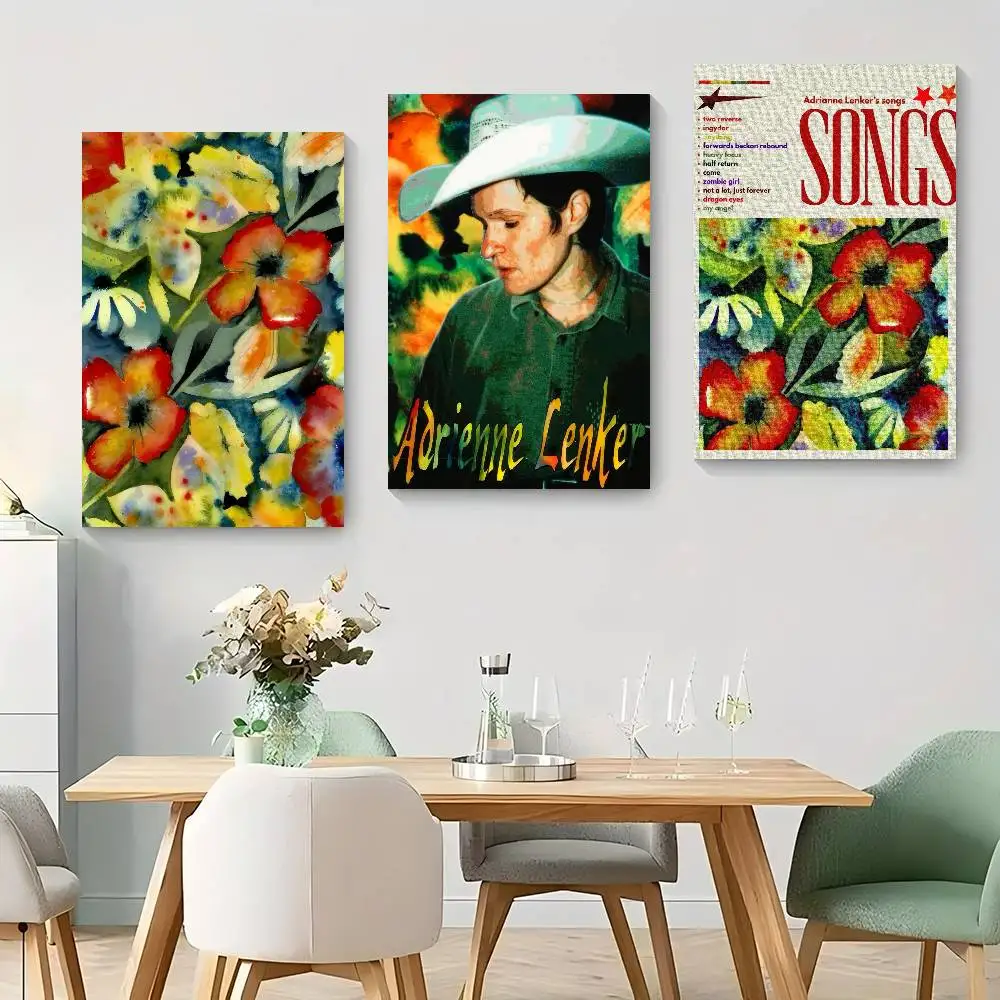 SINGER A-Adrianne Lenker album  DIY Sticky Poster Whitepaper Prints Posters Artwork Nordic Home Decor