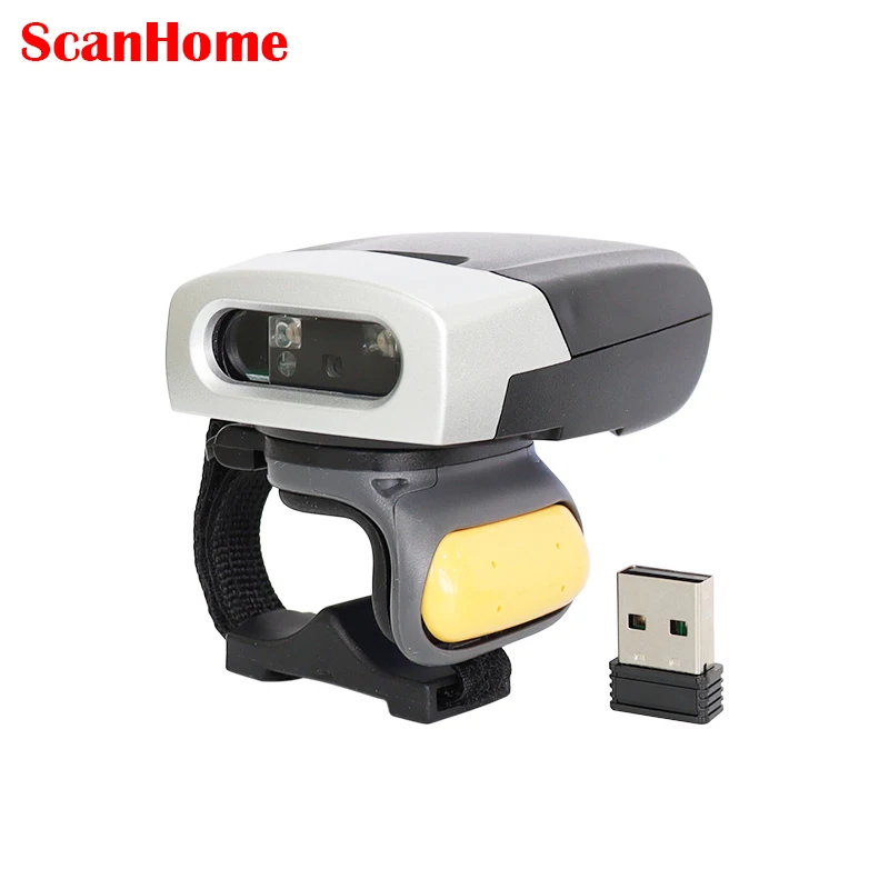 

Беспроводной связь для Bluetooth SH-2500 Кольцевой сканер Легко носить с собой USB-интерфейс Палец Носимый отзывчивый сканерДомашний продукт на складе