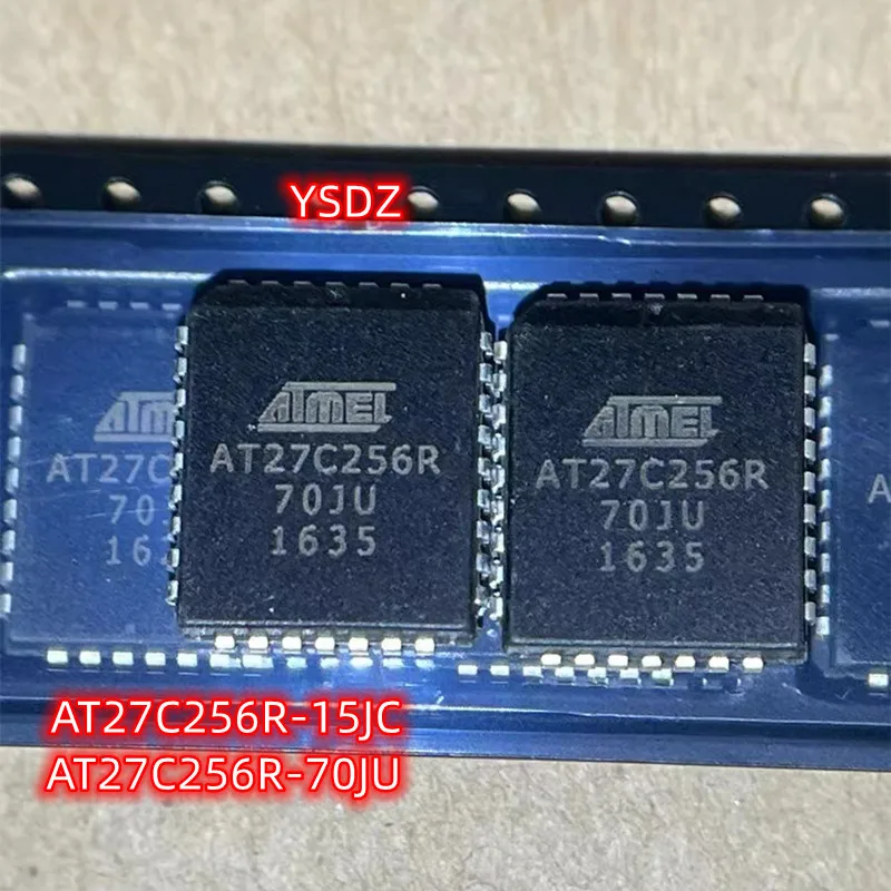 

10pcs/lot New AT27C256R-15JC AT27C256R-70JU PLCC32