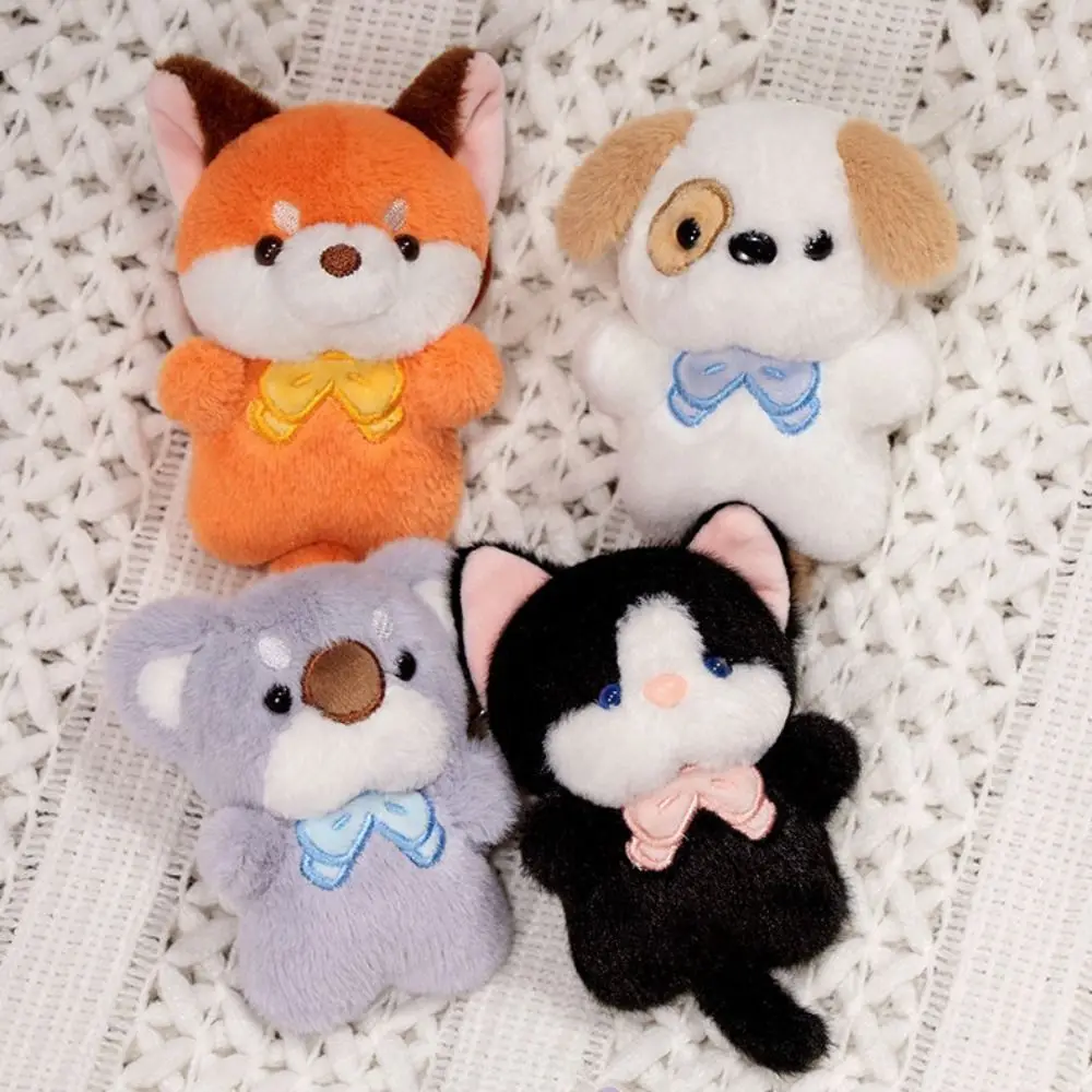 

Plush Toys Stuffed Dolls Cartoon Animal Keychains 11cm Creative Cat Plush Koala Bag Pendant Soft Car Keyring Kids Gifts