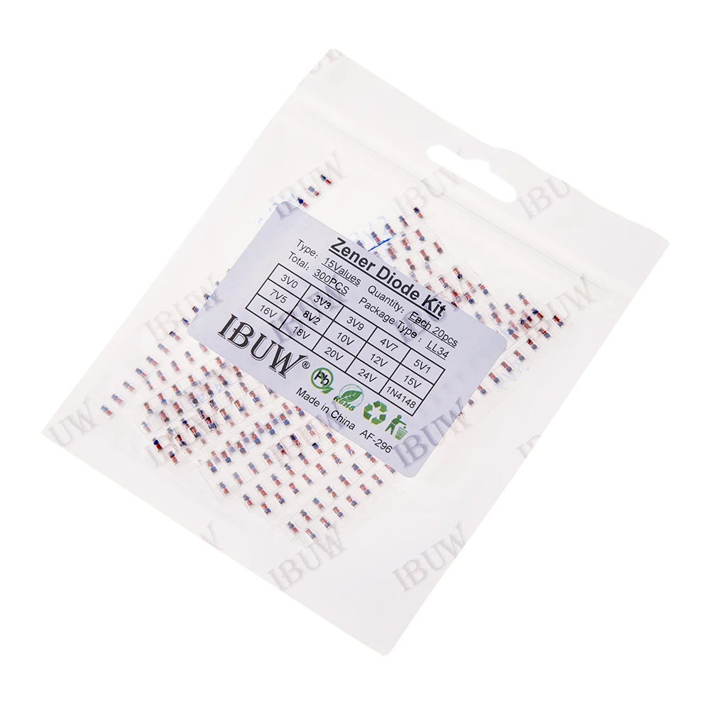 300PCS 16Values Zen…