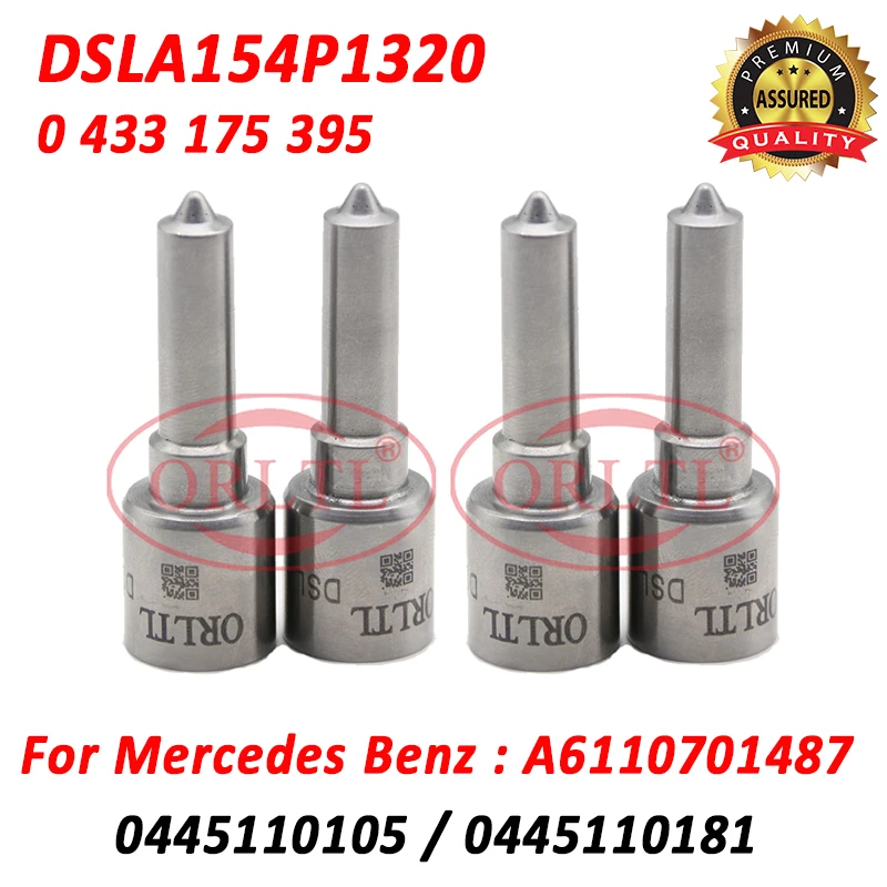 

Насадки впрыскивателя Common Rail DSLA154P1320 (0 433 175 395) для Mercedes Benz A6110701487 A6110701687 Dodge Sprinter 2500