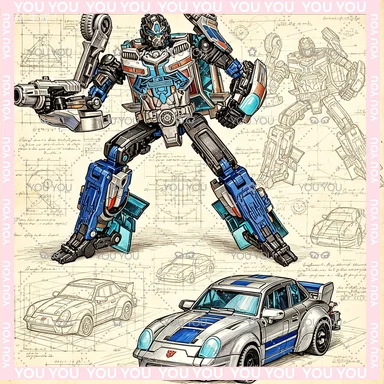 

In Stock Hasbro Transforming Toys Movie 7 Rise of The Beasts Mirage Action Figure Robot Toy Collectibles Gifts Hobbies