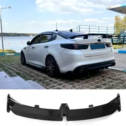 Rear Wing for Kia Optima K5 Spoiler Type W ABS Material Glossy Black Tail Fin Accessories