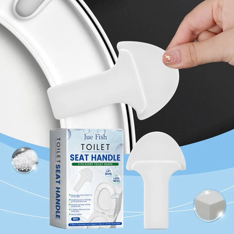 

Toilet Lid Lifter With Handle Household Hygiene Essential Non Slip Convenient To Use Prevents Germ Contact BathroomCare