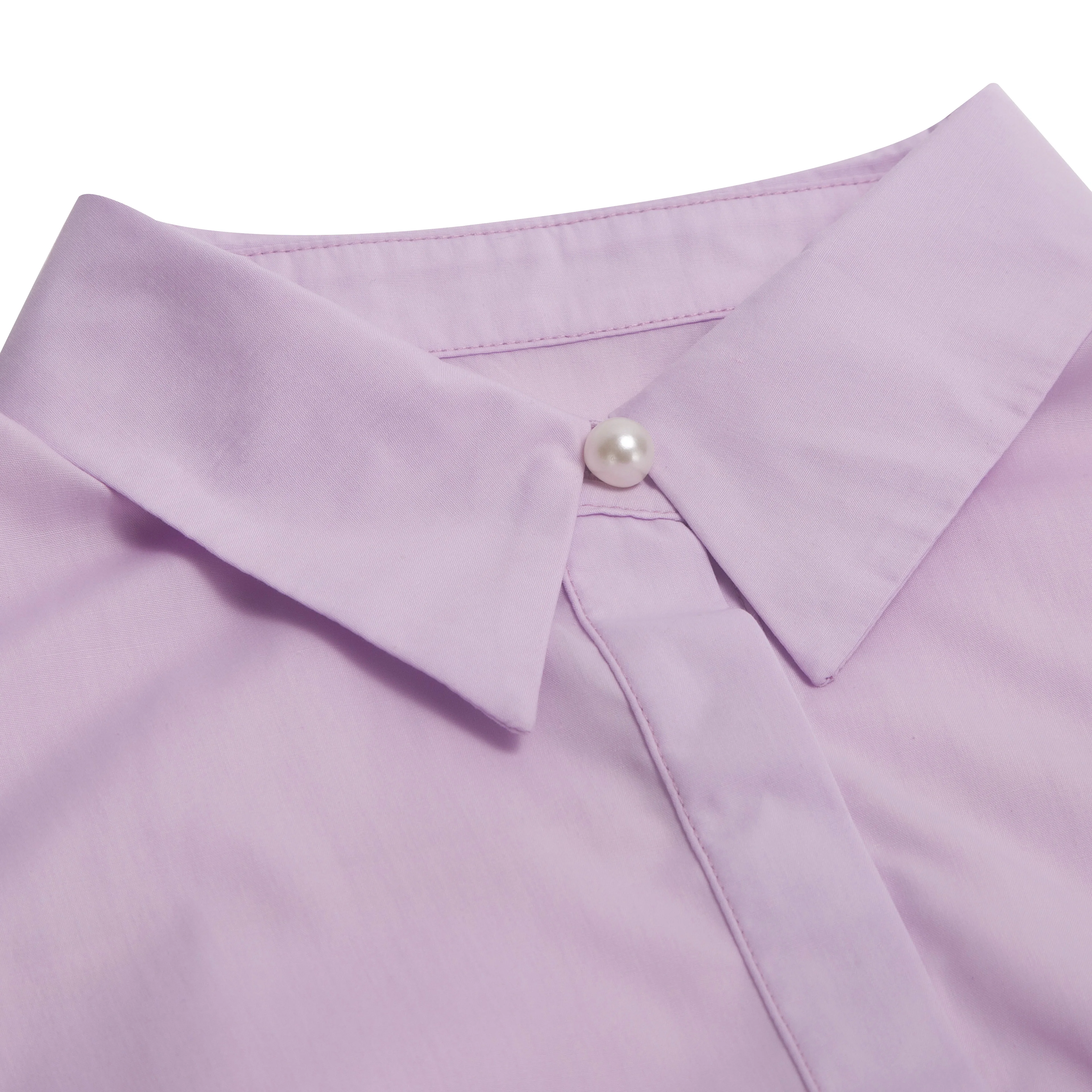 فستان CHCH نسائي جديد بياقة وردية مطرزة ملابس نسائية غير رسمية حفلة عمل بسيطة