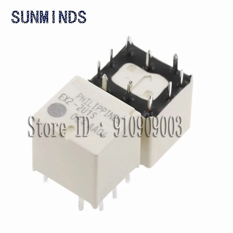 10PCS/LOT NEW Auto Relay EX2-2U1S EX2-2U1L EX2-2U1J EX2 2U1S EX2 2U1L EX22U1 Central door lock relay 12V DIP10 25A