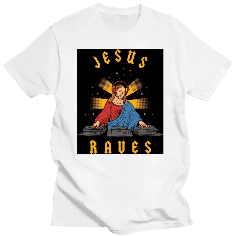 Funny Jasos Raves DJ T Shirts Summer Style Grephic Cotton Streetwear Short Sleeve Birthday Gifts Electronic Dance Music T-shirt