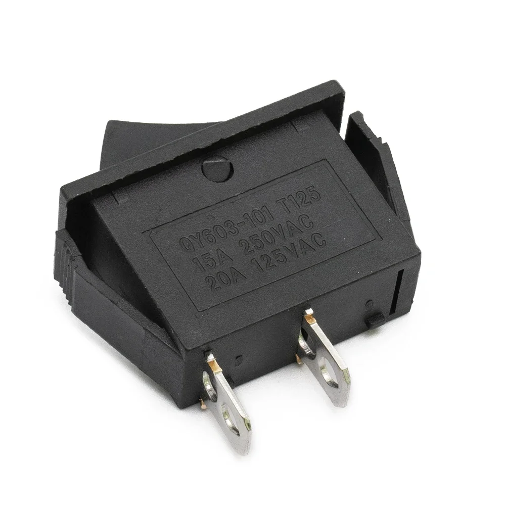 High Quality Rocker Switch On-Off 12V 16A Replacement 2 Pin 2-position Switch Rectangular SPST 240Vac Accessories KCD3-101/2