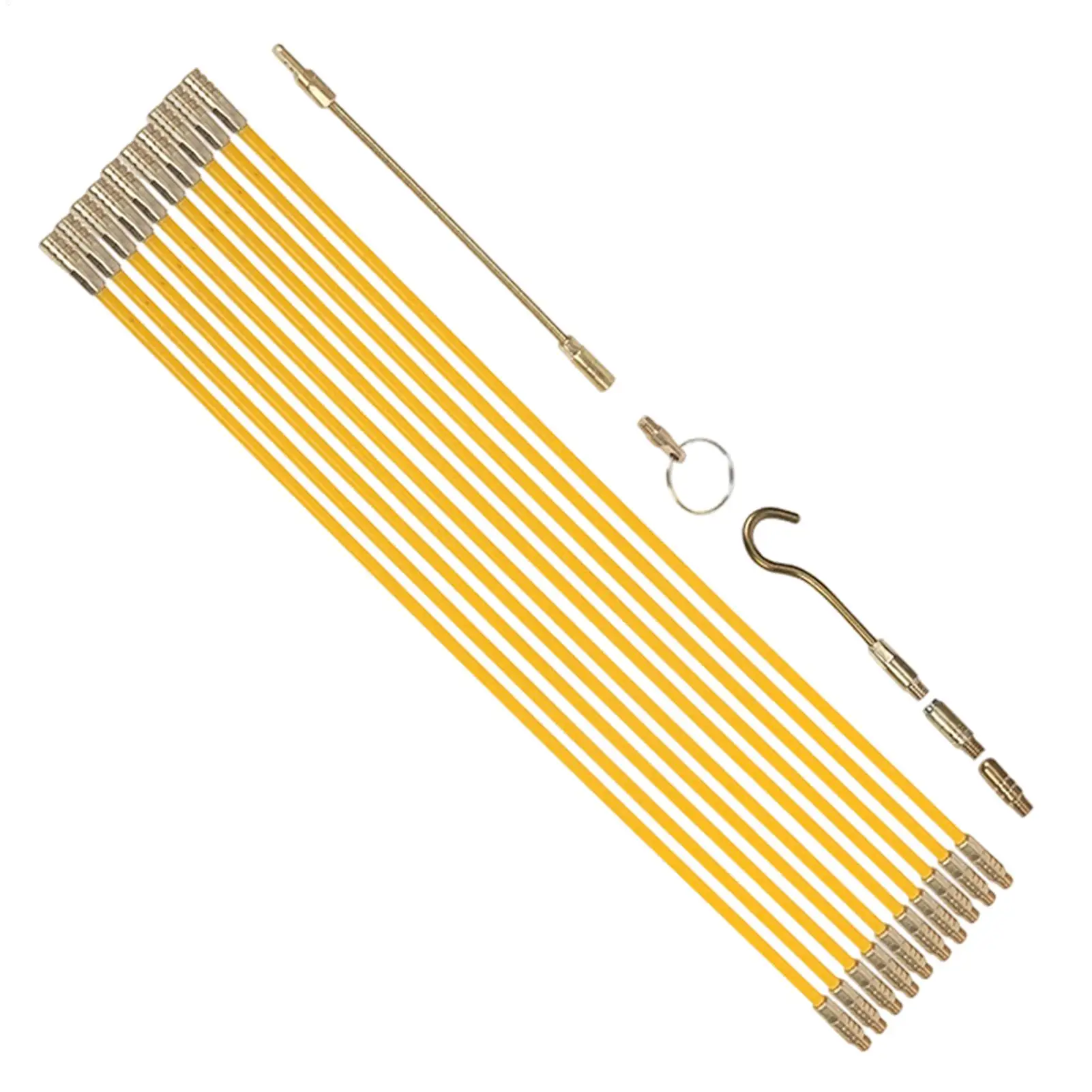 Electrical Fish Sticks Electrical Threader Wand Accessories Fiberglass Fish Sticks For Wall Wiring Duct Indoor Outdoor