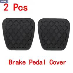 2Pcs Brake Clutch Foot Pedal Cover Set For Honda Civic Accord CRV Element Acura TL TSX Brake Clutch Pedal Pad Rubber Car-Styling