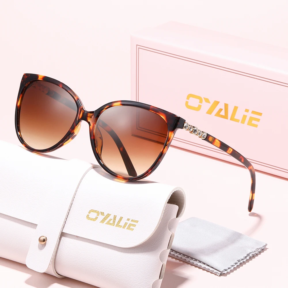 

Oyalie Cat-Eye Diamond-Encrusted Sunglasses, Sweet, Gentle, Fashionable and Eye-Catching, Personalized and Avant-Garde Trendyy Choice. Suitable for Those Who Participating in Parties, Date, Shopping and Other Are Relatively Have a Fashionable Clothing, Sh