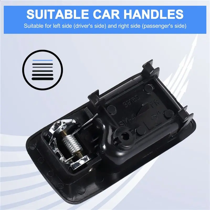 Efficientt-Car Interior Door Handle Inner Front LH RH For Honda Accord Sedan 1990-1993 72620-SM4-003 72660-SM4-003