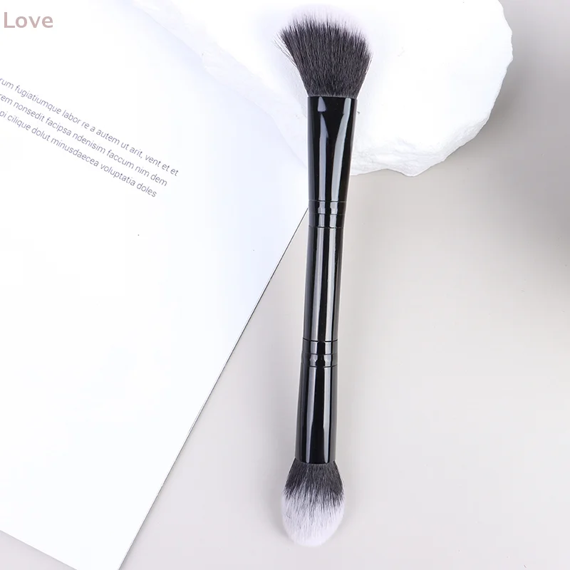 [L&P] Double Head Makeup Brushes For Highlighting Face Contour Soft Hair Blush Brush Beauty Cosmetic Tools