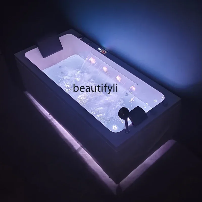 

ls 2755Home Bath Adult Smart Surf Massage Thermostatic Waterfall Bath Self-Cleaning Shower Integrated Simple