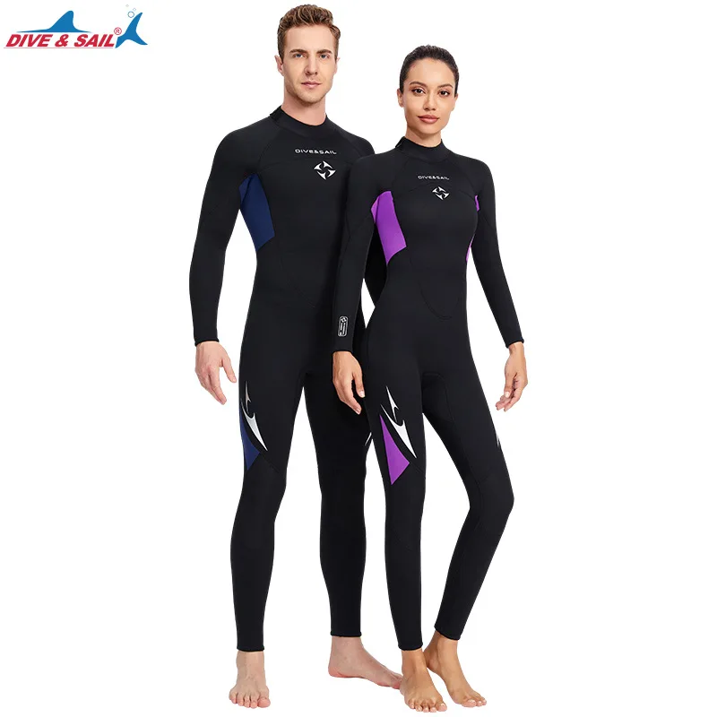 3MM Neoprene Wetsuit Men Surf Scuba Diving Suit Equipment Underwater Fishing Spearfishing Kitesurf Swimwear Wet Suit Equipment