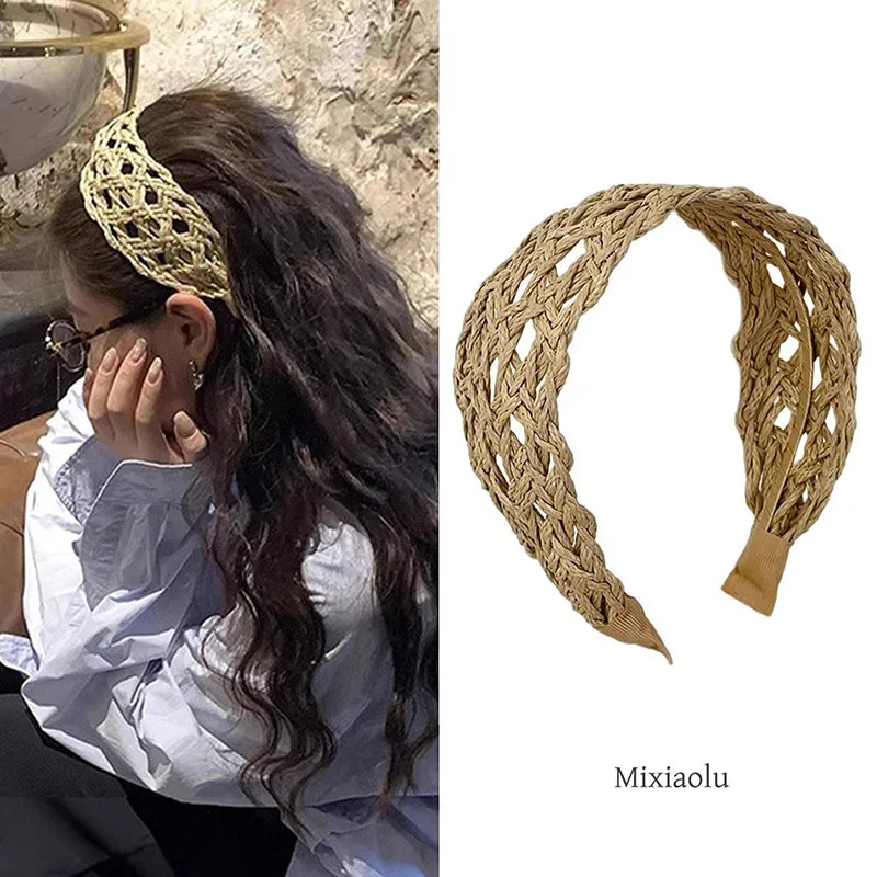 tiara-de-palha-de-rafia-artesanal-feminina-com-aba-larga-acessorio-de-cabelo-estilo-verao-moda-coreana-recem-lancada