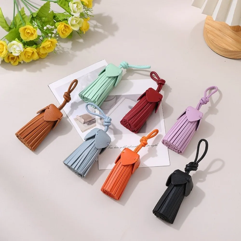 Faux Leather Leather Tassel Pendant Handmade Craft Multi-Purpose Use Hanging Ornament Lightweight Tassel Design