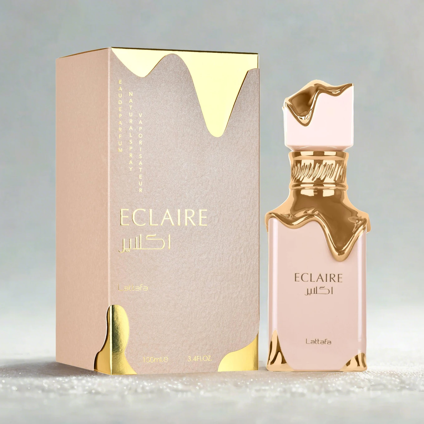 Lattafa Yara Toilette für Damen |   Geblümter Gourmand-Duft in rosa Flasche mit goldenem Ring |   Arabian Women's Cologne, Long La