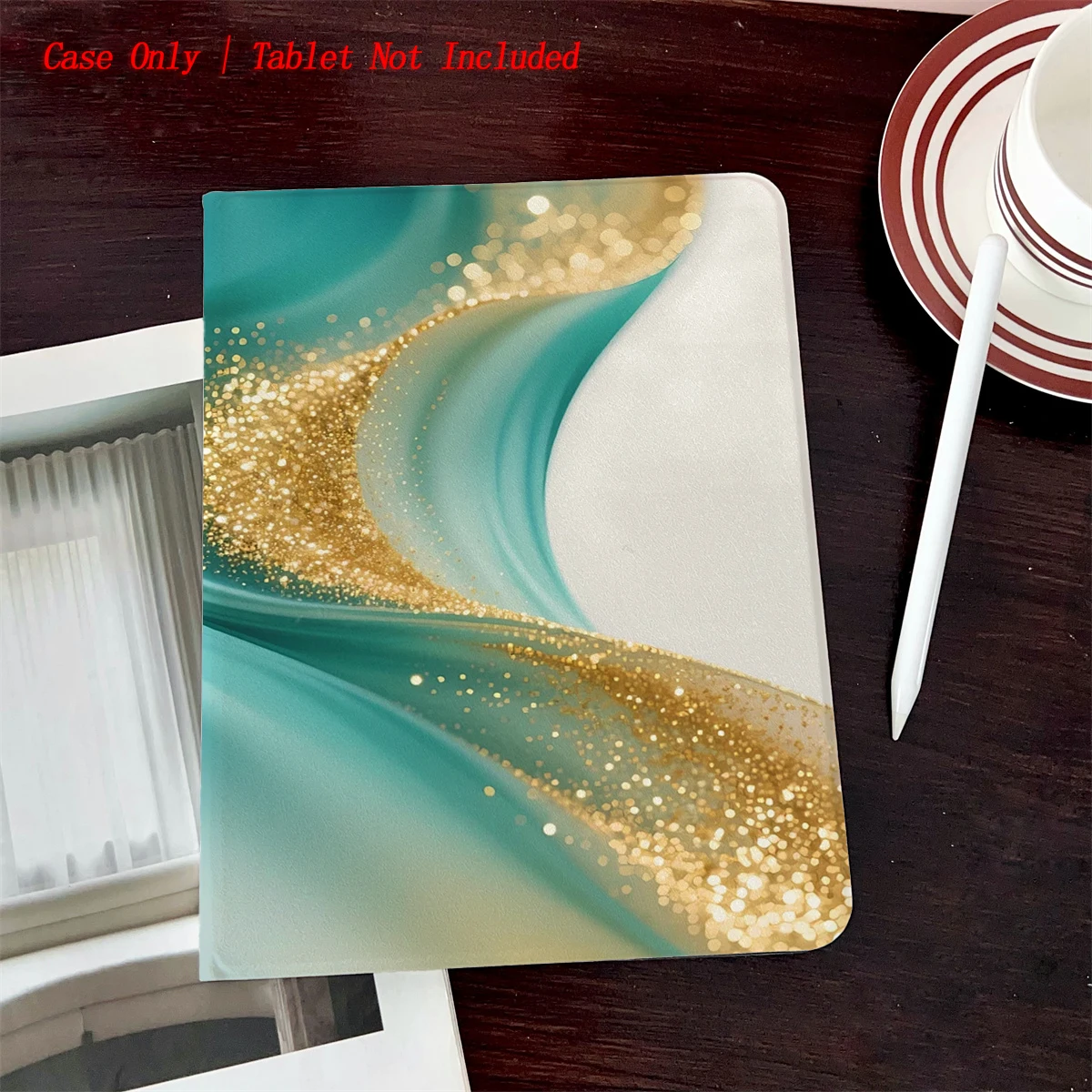 

Чехол для iPad с мультяшным дизайном для Apple — защитный чехол от царапин, подходит для iPad Series 10,9/11/12,9, версия с принтом в дизайнерском стиле