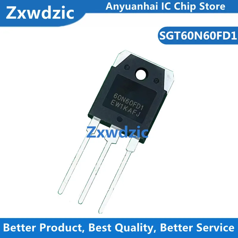 

10pcs New Original SGT60N60FD1PN 60N60FD1 TO-247 IGBT Tube For Welding Machine 60A 600V