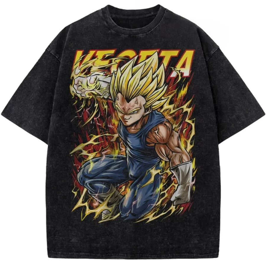 

Футболка унисекс Dragon Ball Z для фанатов, летняя, хлопковая, повседневная, уличная одежда, с аниме-принтом, тренд Y2K