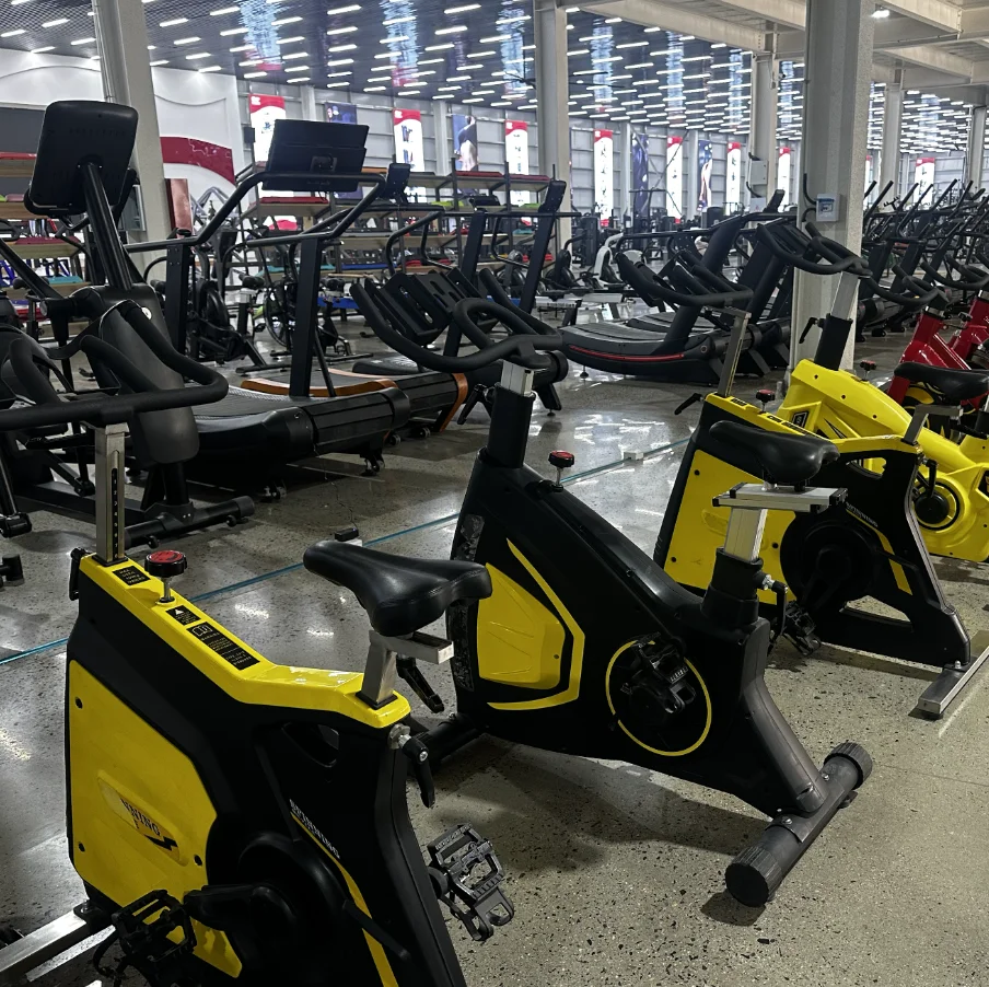 Commercial Air Bike Gym Use Fan Resistance Indoor Cardio Exercise Fitness Machine with LED Screen for 300-500 Gym Package