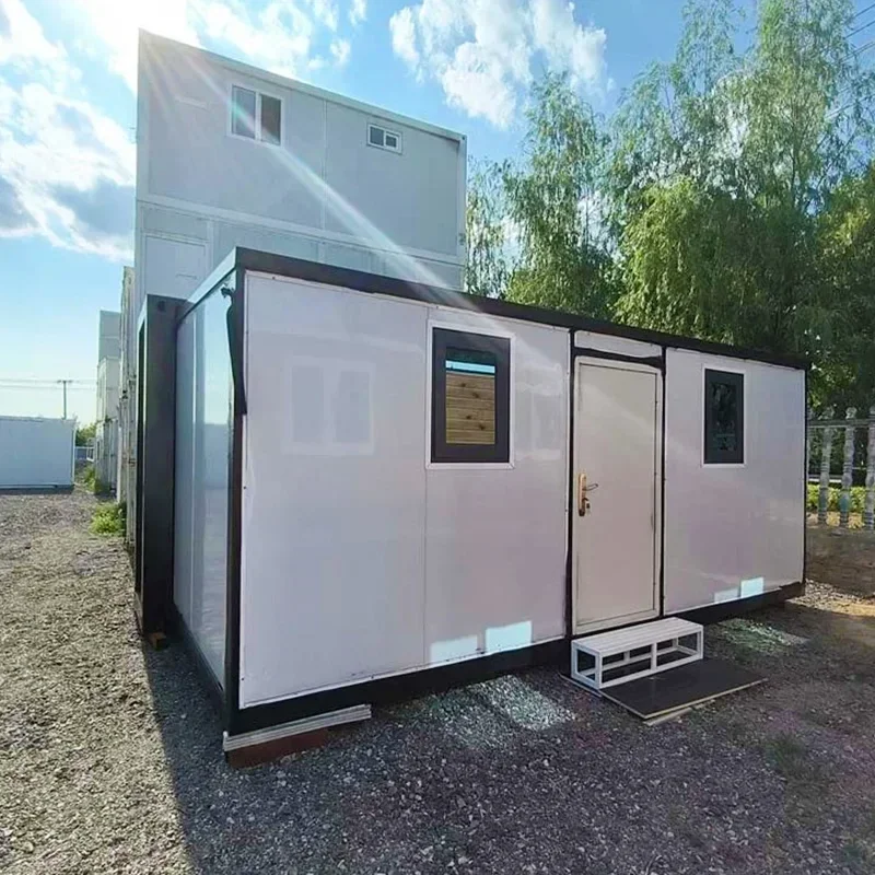 20ft 40 High Cube Ready Made Prefab Foldable Luxury Container House Prefabricated Modular Home Folding Container House