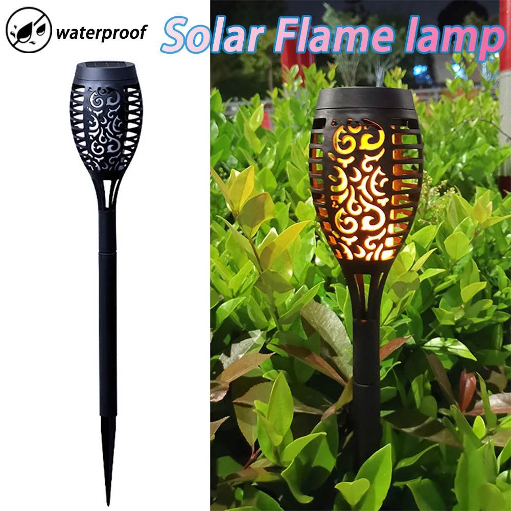 

2024 искусственные фонари с солнечной батареей имитируют пламя, внешние лампы для зарядки, Индукционная Ландшафтная лампа, лампы для газона