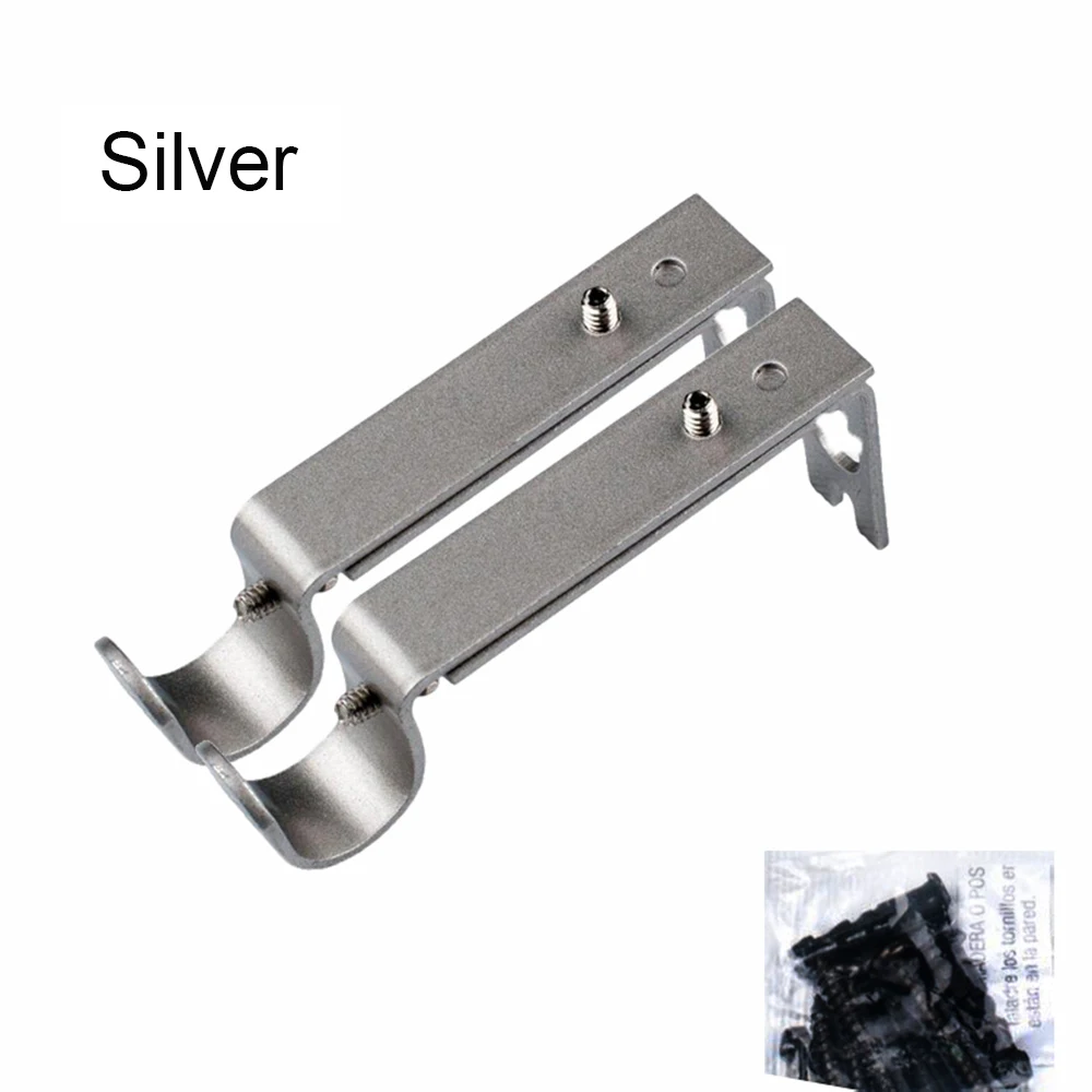 Porte-Rideau Réglable en Métal, pour Fenêtre, 2 Pièces