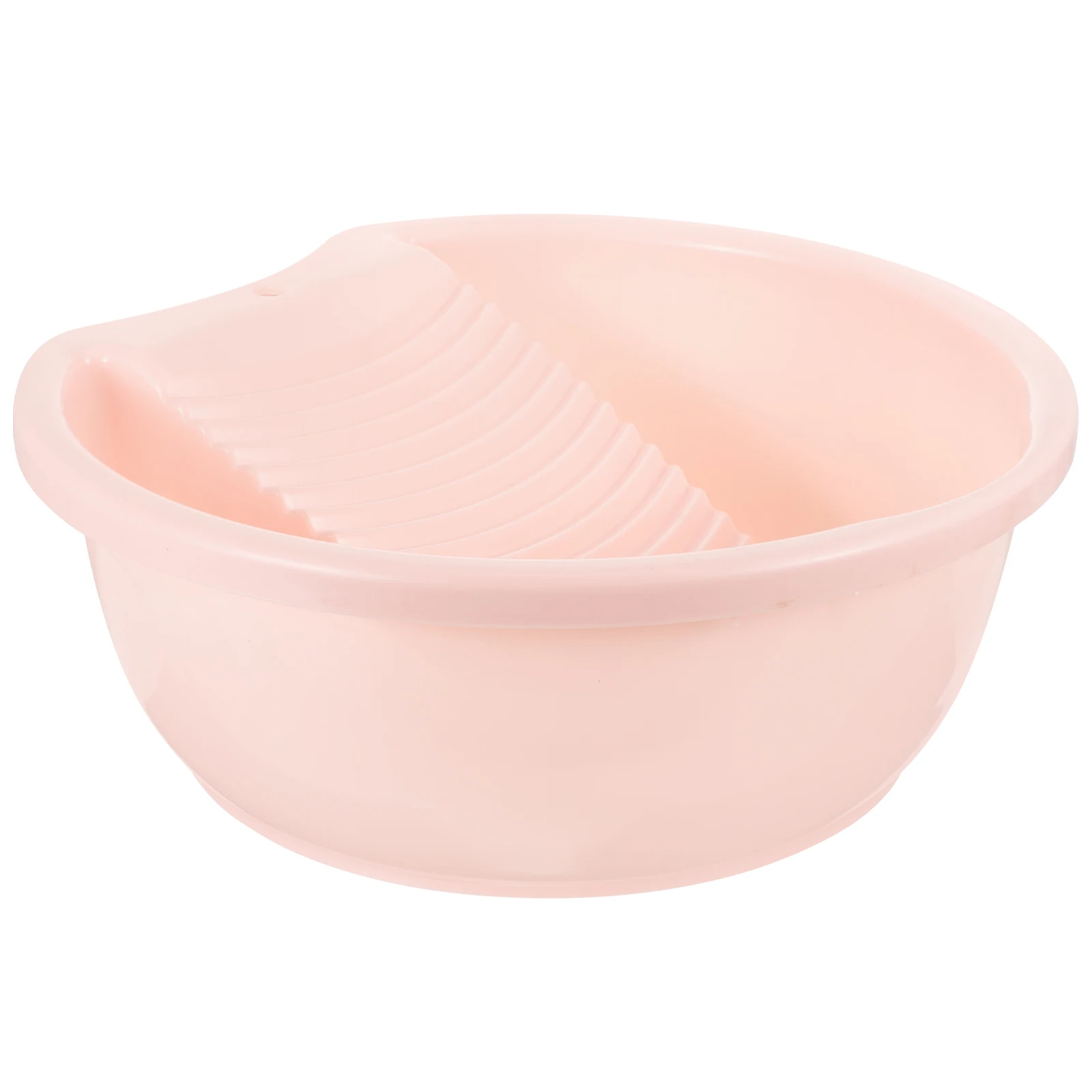 

Mini Thick Washboard Plastic Laundry Basin Hand Wash Baby Clothes Pink Portable Durable Storage Small Size Household Dormitory
