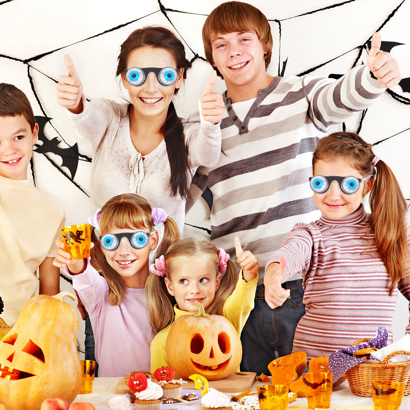 

Забавные очки-глаза для весенних вечеринок, костюмированных мероприятий, розыгрышей, подарок для взрослых и детей, аксессуар для Хэллоуина, прикольные очки-приколы