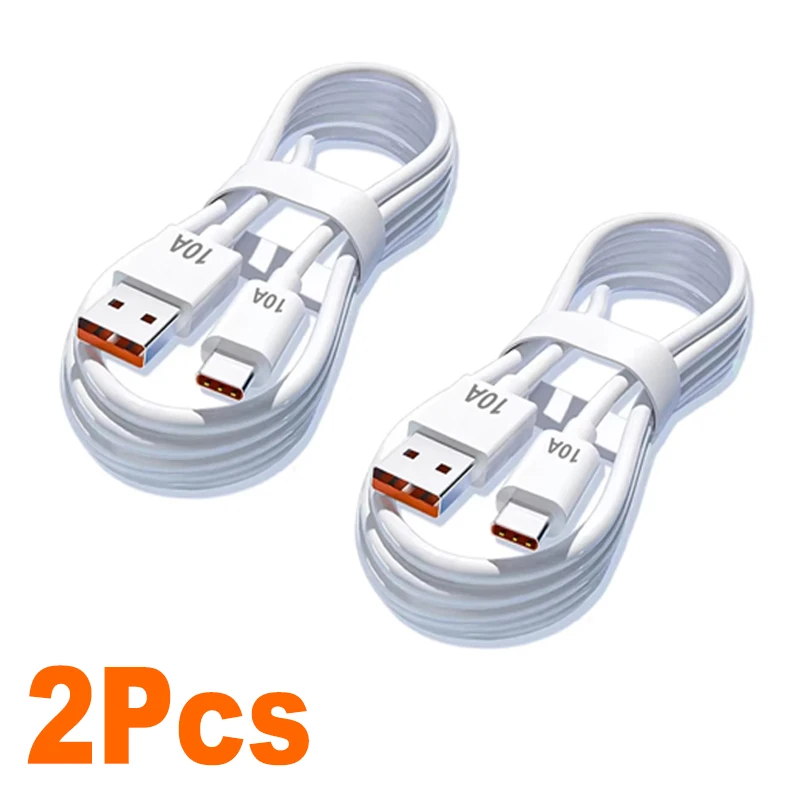 1/2/3 Stück 10A Kabel 120W Superschnelles Ladekabel USB auf Typ-C für Android Hochgeschwindigkeits-Datenübertragung für Xiaomi Redmi 2M Kabel