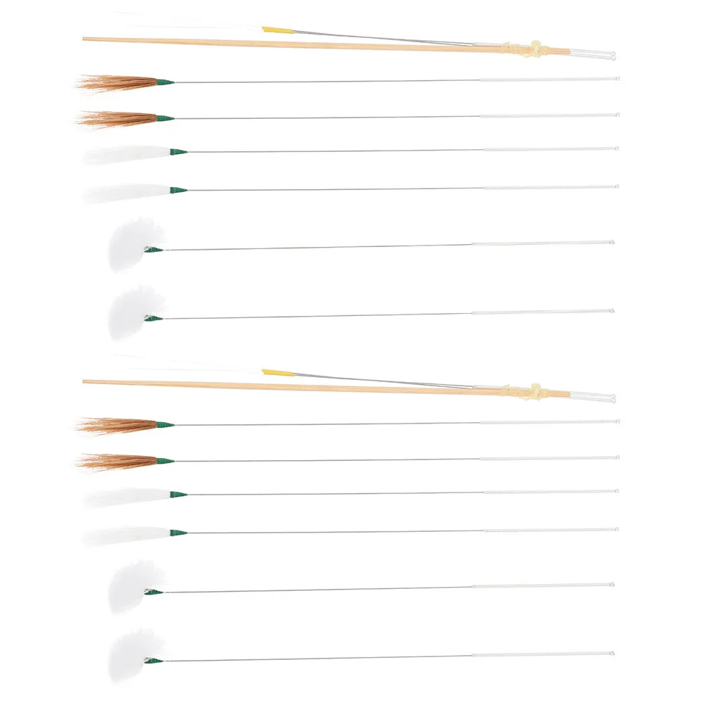16 قطعة أدوات تنظيف الشمع مقبض من الخيزران يختار الأذن المحمولة لإزالة شمع الأذن الآمن لوازم تنظيف الأذن مجموعة إزالة شمع الأذن