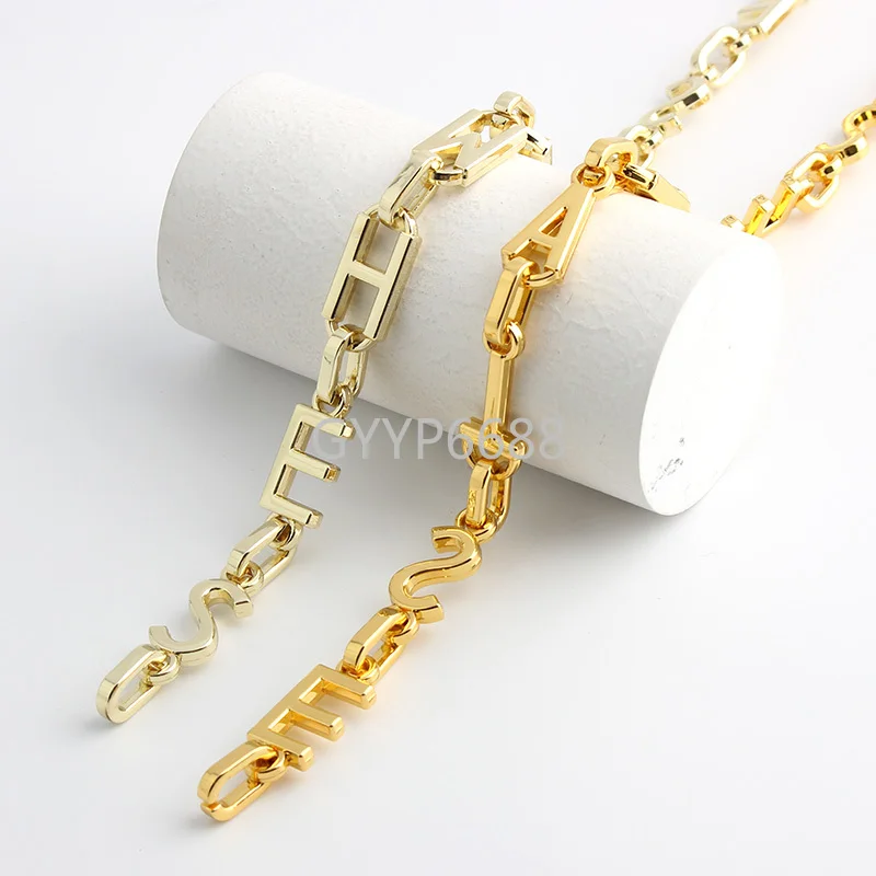 1-5-10 meters 3 Colors 12mm New Style Metal Chains Handbag Shoulder Chain Bag Purse Decorative Necklace Accessories