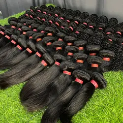 wholesale 3 10 bundles Human Hair Bundles Brazilian Hair Weave Bundles Straight Human Hair Bundles 30 32 Inch Hair Extension