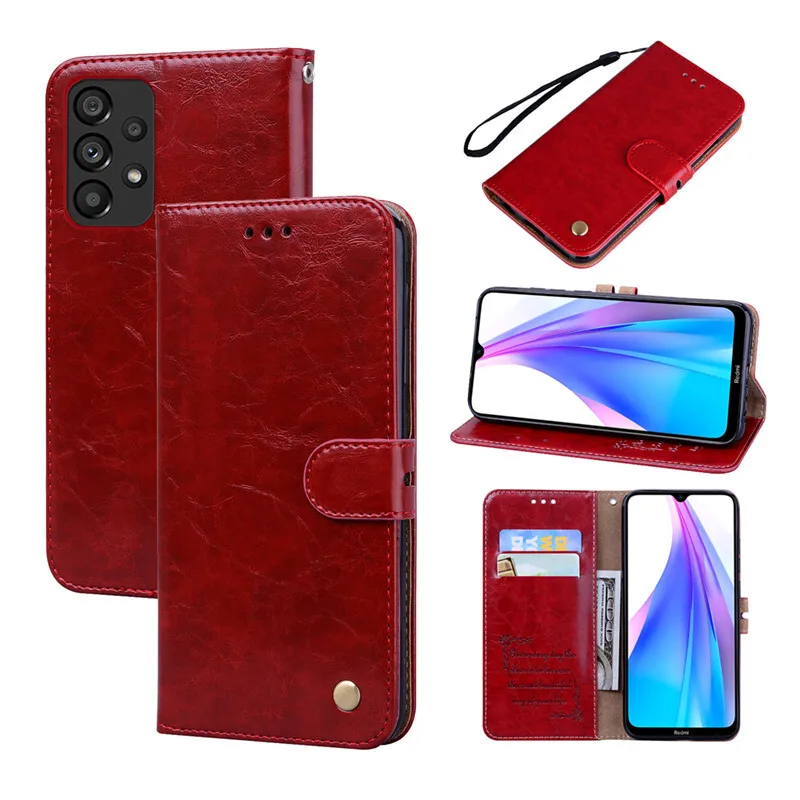 Leather Wallet Flip Card Holder Magnetic Book Cover For Samsung Galaxy A53 SM-A536B Phone Case Coque