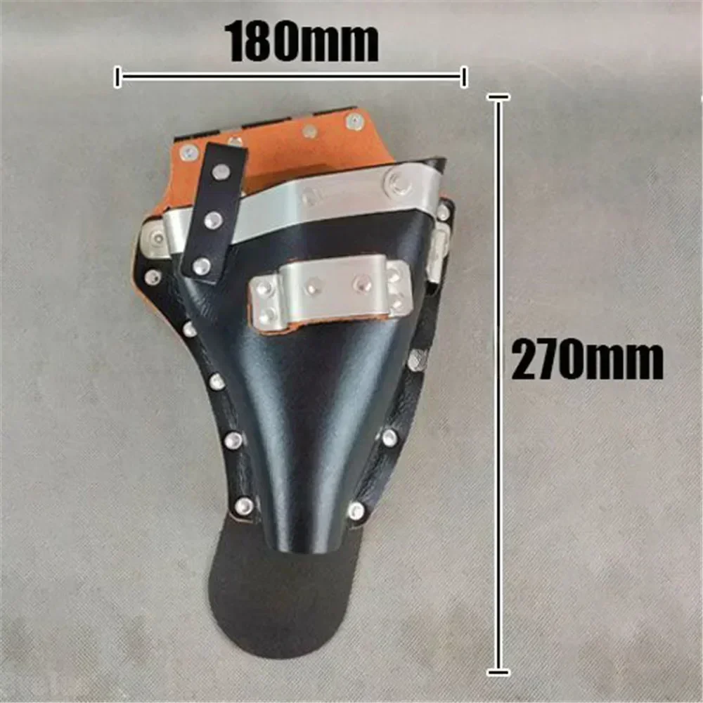 Durable Faux Leather Electric Drill Tool Waist Bag for Hammer Tape Measure Power Wrench Portable Construction Tool Storage Pouch