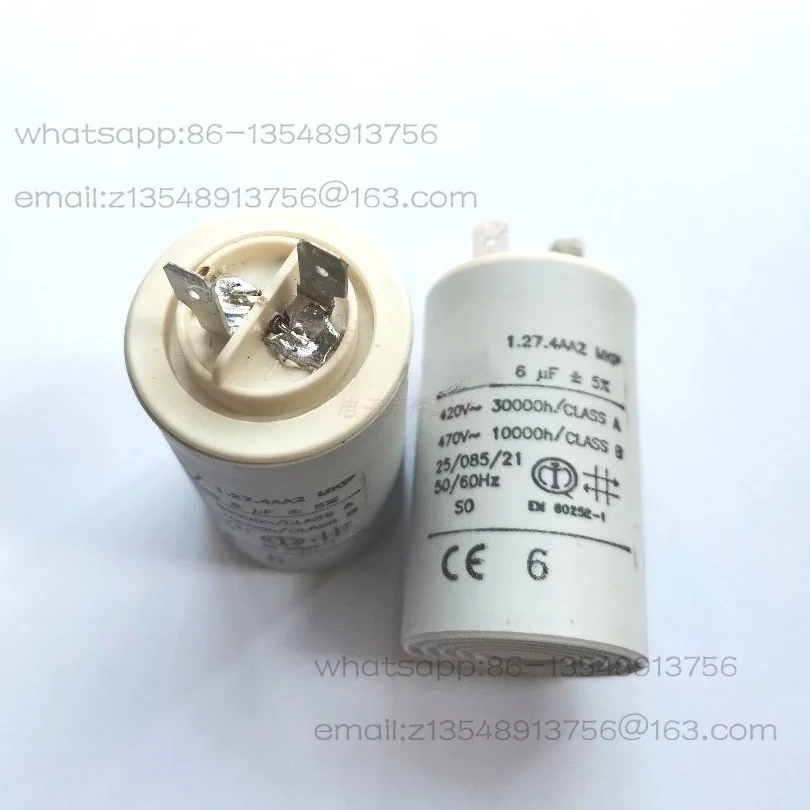 1 price MKP motor starting capacitor AV1.27.4AA2 3.5uF/5uF/6uF/8uF inverter fan special capacitor