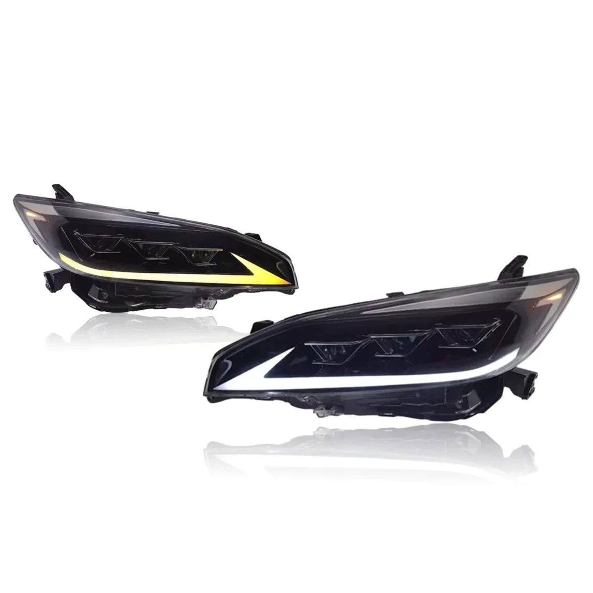 

TYPY Car For Toyota Wish LED Headlight Upgrade Modified to New DRL Dynamic Turn Signal LED Headlight Auto Accessories 2009-2015