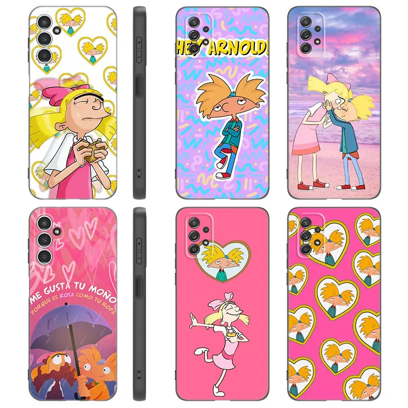 Hey Arnold Hot Phone Case For Samsung A13 A22 A24 A32 4G A25 A34 A35 A52S A53 A54 A55 A73 5G A12 A14 A15 A23 A31 A33 A50 A51 A72