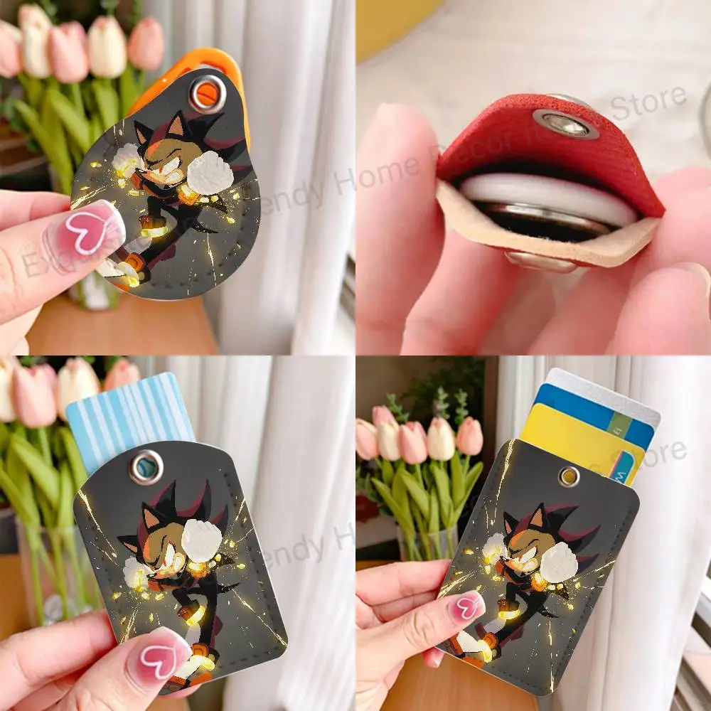 S-Shadow The H-Hedgehogs Holder Keychain For  Work Card Bank Business Holder Student Card Protective Case Bus Card view 2