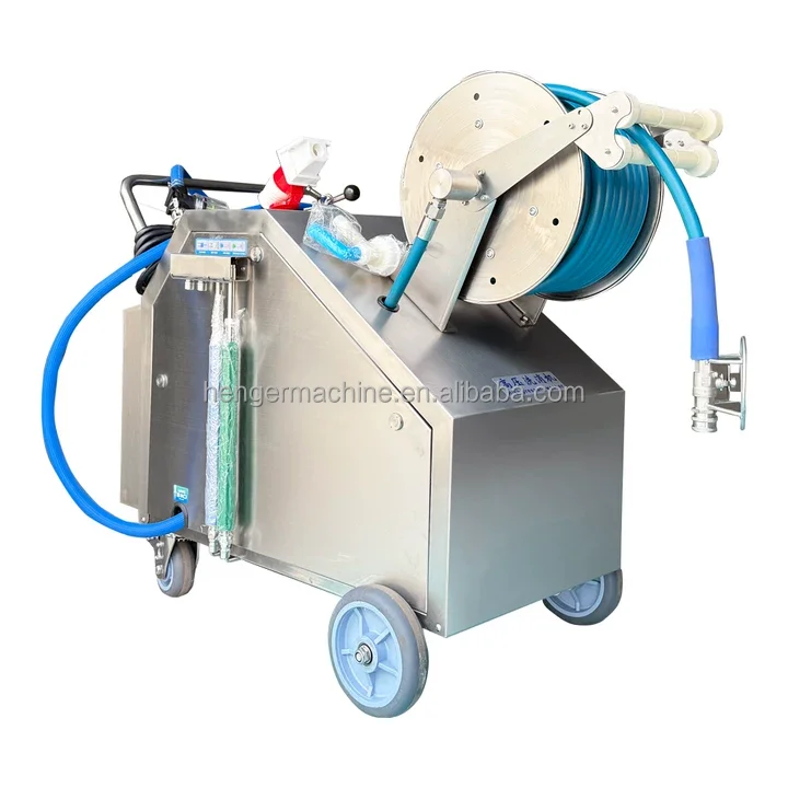 Industrial High Pressure Foam Washer, Mobile Cleaning Station for Factory Vehicle Sanitation