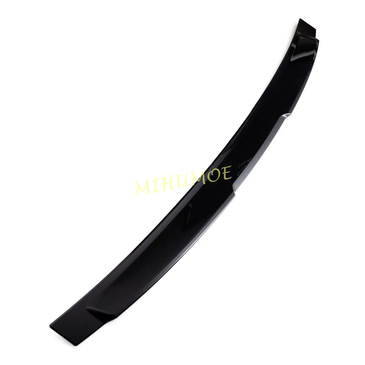 Glossy Black Rear Trunk Spoiler Wing Lip Trims Stylish For Toyota Prius XW60 2023 2024 2025