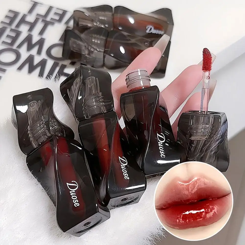 Brillo de labios piezas mate, sensación de niebla, larga duración, antiadherente, no se decolora, taza de maquillaje, blanqueamiento y lápiz labial, S4k3, 1 ud.