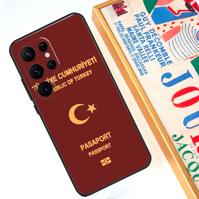 Turkey Flag Case For Samsung Galaxy S24 S23 Ultra S22 Note 20 Note 10 Plus S8 S9 S10 S21 S20 FE Cover