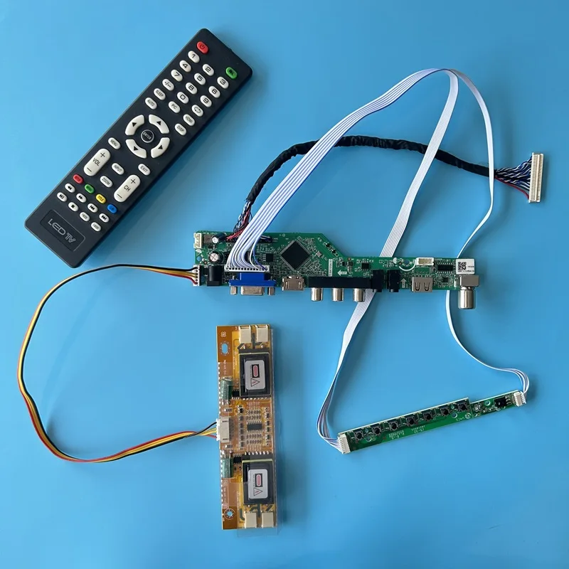 

Для LTM200KP01 LTM200KT01 плата контроллера драйвера ЖК-дисплея VGA + HDMI + AV + USB + IR 1600*900 тестовый комплект DIY экран 4CCFL ТВ аналоговый 30-контактный LVDS