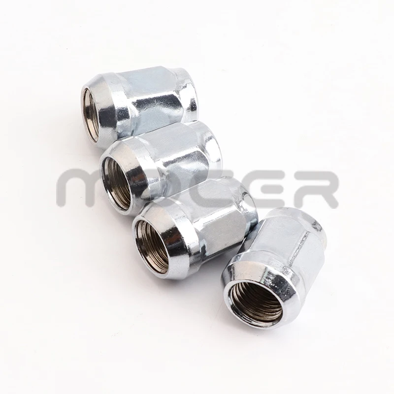 4Pcs M10 M14 Chrome Wheel Hub Nut Fit for ATV Quad Dirt Bike UTV Buggy 4 Wheel Motorcycle Go Kart Aluminum Rim Wheel Accessories