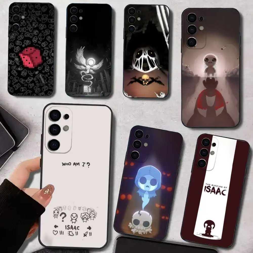 

The B-Binding of I-Isaac Phone Case For Samsung S25,S24,S21,S22,S23,S30,Ultra,S20,Plus,Soft Silicone Black Cover